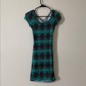 Snakeskin pattern dress